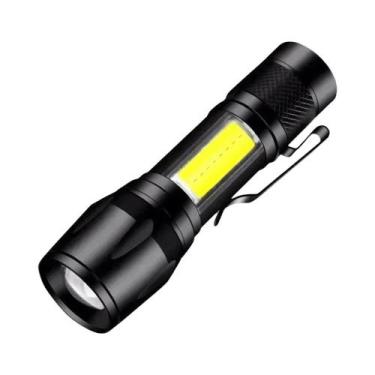 Imagem de Lanterna LED De Alta Potência 300000LM Tática Recarregável Por USB Com