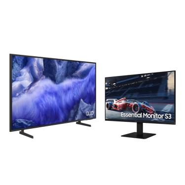 Imagem de Samsung Vision AI TV 50" QLED 4K QEF1 2025 + Monitor Gamer Samsung 27" FHD 100Hz