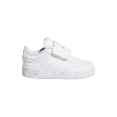 Imagem de Tenis Casual Infantil Adidas Hoops 4.0 Branco-Masculino