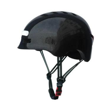 Imagem de Capacete De Bicicleta Adulto Com Luz Traseira LED Inteligente Para Hom