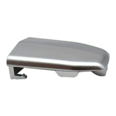 Imagem de WGL Nova tampa de cilindro de trava de maçaneta frontal cromada para substituição direta para Cadillac Escalade 2015-2018