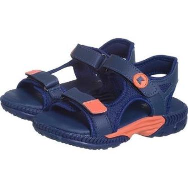 Imagem de Sandália Papete Infantil Masculina Laranja Escolar Kidstep-Masculino