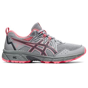 Imagem de ASICS Women's Gel-Venture 8 Running Shoes, 6, Piedmont Grey/Blazing Coral