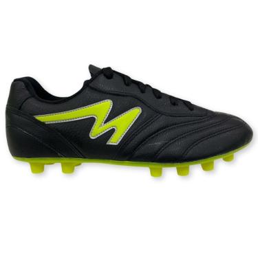 Imagem de Chuteira Campo Mathaus Maxx Unissex Preto Citrico-Unissex