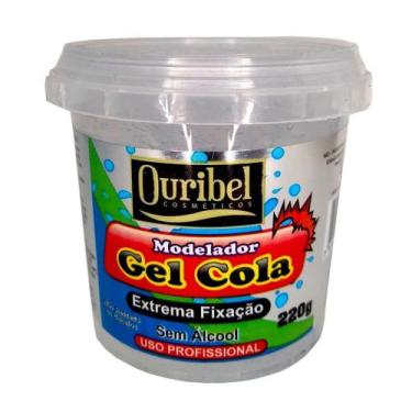 Imagem de Gel Cola Ouribel para Cabelos - Fixação Extrema 220g