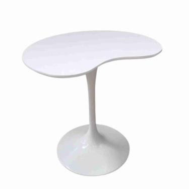 Imagem de Mesa De Jantar Tulipa Saarinen Organica Malu 90cm Laca Branca - Modela