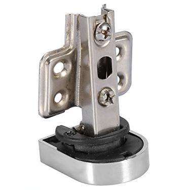 Imagem de SALALIS Conjunto de Dobradiça de Porta de Armário de Armário Com Mecanismo de Longa Duração para Fechamento Silencioso e Suave, 2 Peças Ideal para Armários de Vidro de Cozinha, Material de Aço