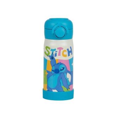 Imagem de Garrafinha Térmica Infantil Stitch 350ml Azul - Disney, U, Azul