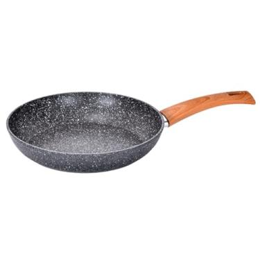 Imagem de THJKUPO Panela de fundo plano para uso doméstico, bife, panqueca e ovo, chama eletromagnética universal