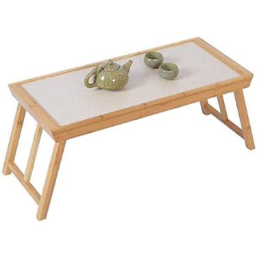 Imagem de Mesa de centro de madeira maciça rústica para casa, mesa de café, aparência de madeira, moldura doméstica, dobrável, mesa de centro, mesa de centro simples, dobrável, mesa de computador, mesa de