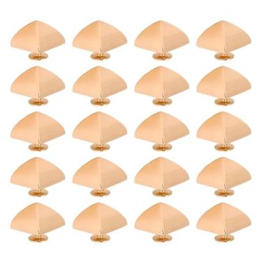 Imagem de Conjunto de rebites de parafuso pontiagudo quadrado pirâmide de liga de zinco kits de reparo de bolsas de artigos de couro punk para encadernação 15 mm forte durável galvanizado brilho brilhante fácil