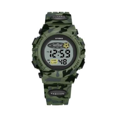 Imagem de Relógio Digital Esportivo À Prova d'Água Para Crianças SYNOKE Relógio 