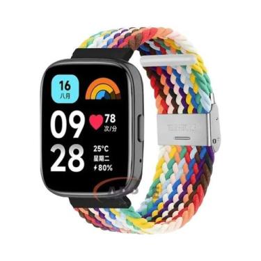 Imagem de Pulseira Elástica Trançada De 22mm Para Redmi Watch 3/5 Lite, Ajustáve