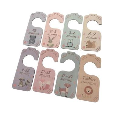 Imagem de Divisórias De Armário Para Bebês 8 Peças Organizadores De Roupas De Ma