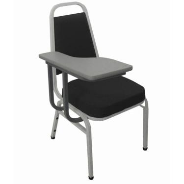 Imagem de Cadeira Universitária Empilhável Linha Hotel Plus Preto