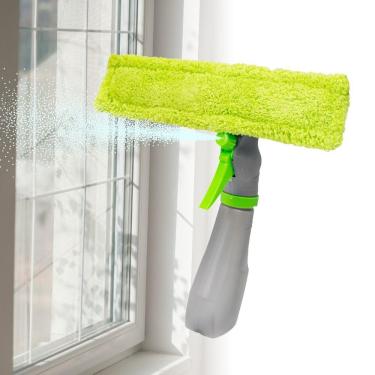 Imagem de Rodo Limpa Vidros Spray E Limpador 3 Em 1 Reservatorio