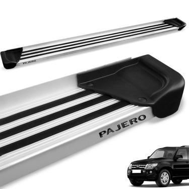 Imagem de Estribo Lateral Pajero Full 1998 a 2010 Aluminio Natural A1