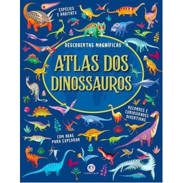 Imagem de Livro - Atlas dos dinossauros - Descobertas Magníficas com abas para e