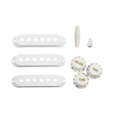 Imagem de Capa Para Captador De Guitarra Elétrica Single Coil SSS Com Botões De 