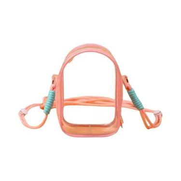 Imagem de Bolsa Transversal Labubu V2 De 15cm Com Boneca De Algodão Sentada E Bo