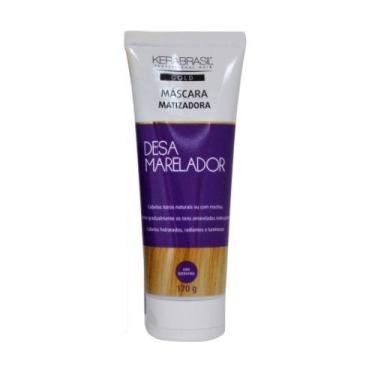 Imagem de Mascara kerabrasil matizadora 170g bisnaga desamarelador
