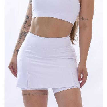 Imagem de Short Saia Fitness com Bolso Suplex Roupa Feminina Academia Corrida-Feminino