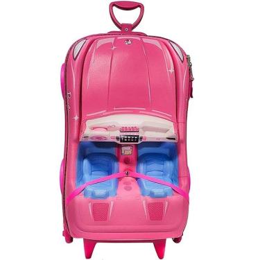 Imagem de Mochila Escolar de Rodinhas 3D Barbie Conversivel Maxtoy