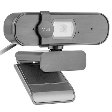 Imagem de Webcam 2K com Foco Automatico 30 FPS USB Preto Multilaser WC057