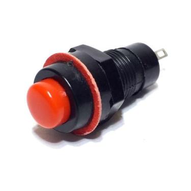 Imagem de Interruptor de Pulso Vermelho Chave Pulsador 10 Botões - NTV