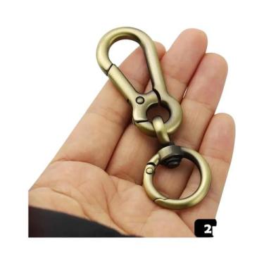 Imagem de Mosquetão Giratório De Abertura Dupla Com Gatilho E Mola, Tipo Lagosta