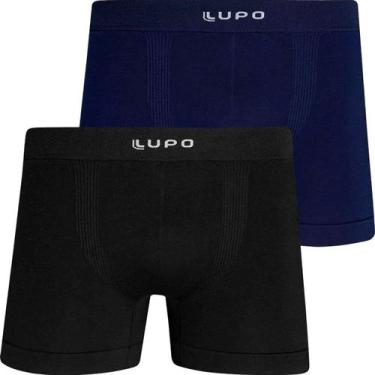 Imagem de Kit 2 Cuecas Boxer Lupo Original Em Micromodal Cueca Sem Costura Adult