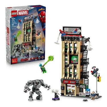 Imagem de Lego 76342 Marvel- Spider-Man Contra Mysterio e o Rhino : O Clarim Diário - – 781 peças