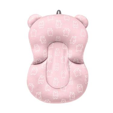 Imagem de Almofada De Banho Buba para Bebê Ursinho Rosa