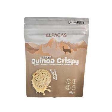 Imagem de Crispy Quinoa Zero Açúcar Chocolate Branco Alpacas 60g