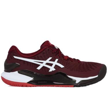 Imagem de Tênis Asics Gel Resolution 9 Bordô Marrom e Branco-42