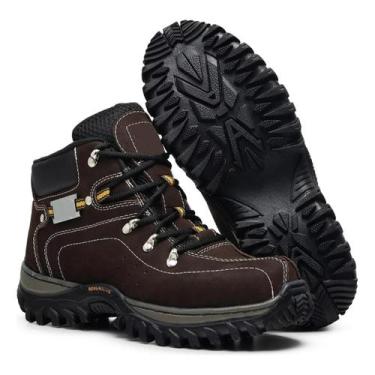 Imagem de Bota Coturno Adventure Masculina com Proteção no Bico Bota Resistente 