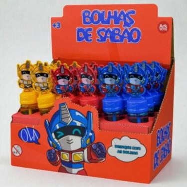 Imagem de Kit Display 24 Bolhas Sabão Bolinha Lembrança Aniversário Diversos Tem