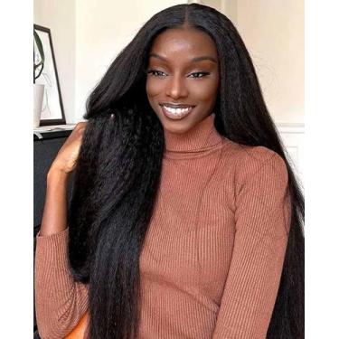 Imagem de Peruca Lemoda Full Lace Frontal 180 Density Yaki Straight 26"