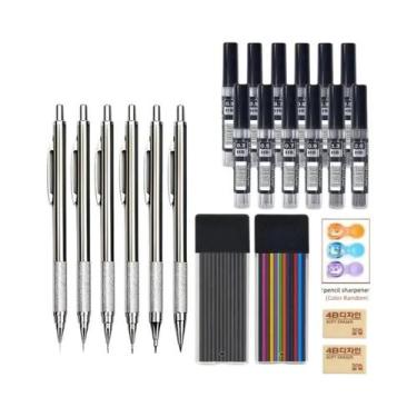 Imagem de Conjunto De Lápis Mecânicos De Metal Com Pontas Variadas 0.3-2.0mm Par