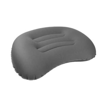 Imagem de Almofada Inflável Ultraleve Portátil Para Camping E Viagem Com Suporte