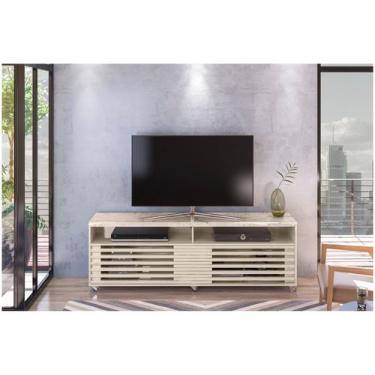 Imagem de Rack Bancada Frizz Cross Calacata Off White - Madetec - MADETEC MOVEIS