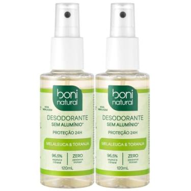 Imagem de Kit com 2 Desodorantes Spray Natural Melaleuca e Toranja – Boni Natural
