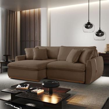 Imagem de Sofa cama 270 cm Braco 15 cm Retratil e Reclinavel Inova Meu Sofa Online