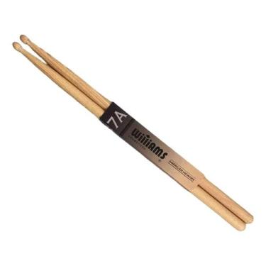 Imagem de Pack 4 pares baquetas pro-mark 7a tx7aw-4p pm hickory 8 und - WILLIAMS
