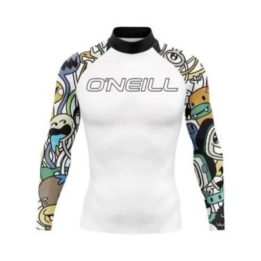 Imagem de Camisa De Surf Masculina De Manga Longa, Rashguard Com Proteção UV, Ro