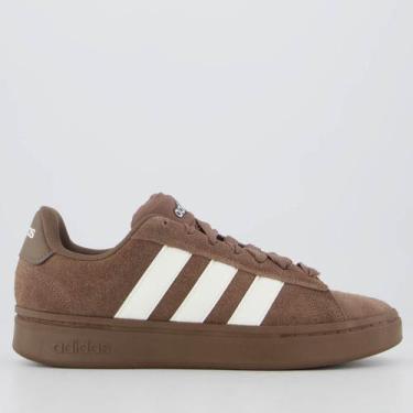 Imagem de Tênis Adidas Grand Court Alpha 00S Marrom e Off White, 38