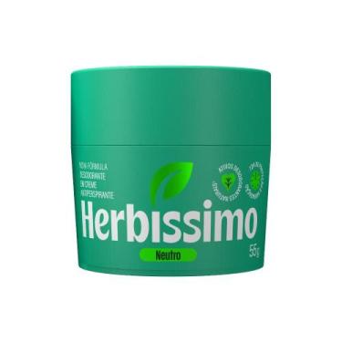 Imagem de Desodorante Em Creme Antitranspirante Herbíssimo Neutro 55g