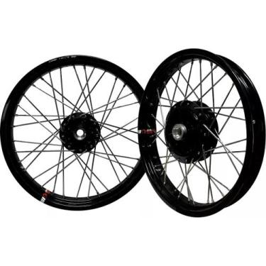 Imagem de Roda Aro Alumínio Viper Vpr Titan Fan 150 Disco Inox Ddl 4mm