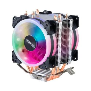 Imagem de Cooler De CPU RGB 90mm X99 4 Pinos Com 4 Heatpipes Para Intel LGA2011v