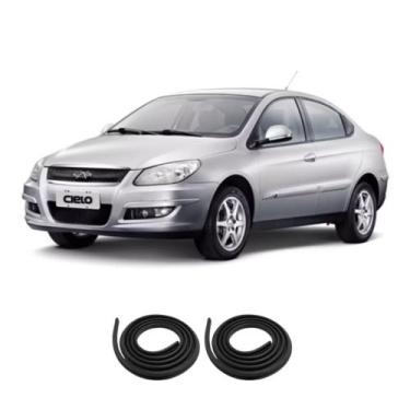 Imagem de Kit Borracha Vedação Das 2 Portas Dianteira Cielo 92 à 00 - Sem marca